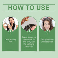 Hoegoa Rosemary Hair Care Essential Oil Nourishes And Hydrates Hair, Hydrates And Softens Hair Care Oil