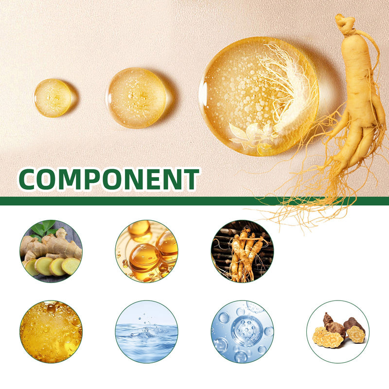 OUHOE Ginseng Hair Growth Liquid, Ginseng Essence Moisturizes Hair, Hair Prevents Loss And Care Hair Growth Spray