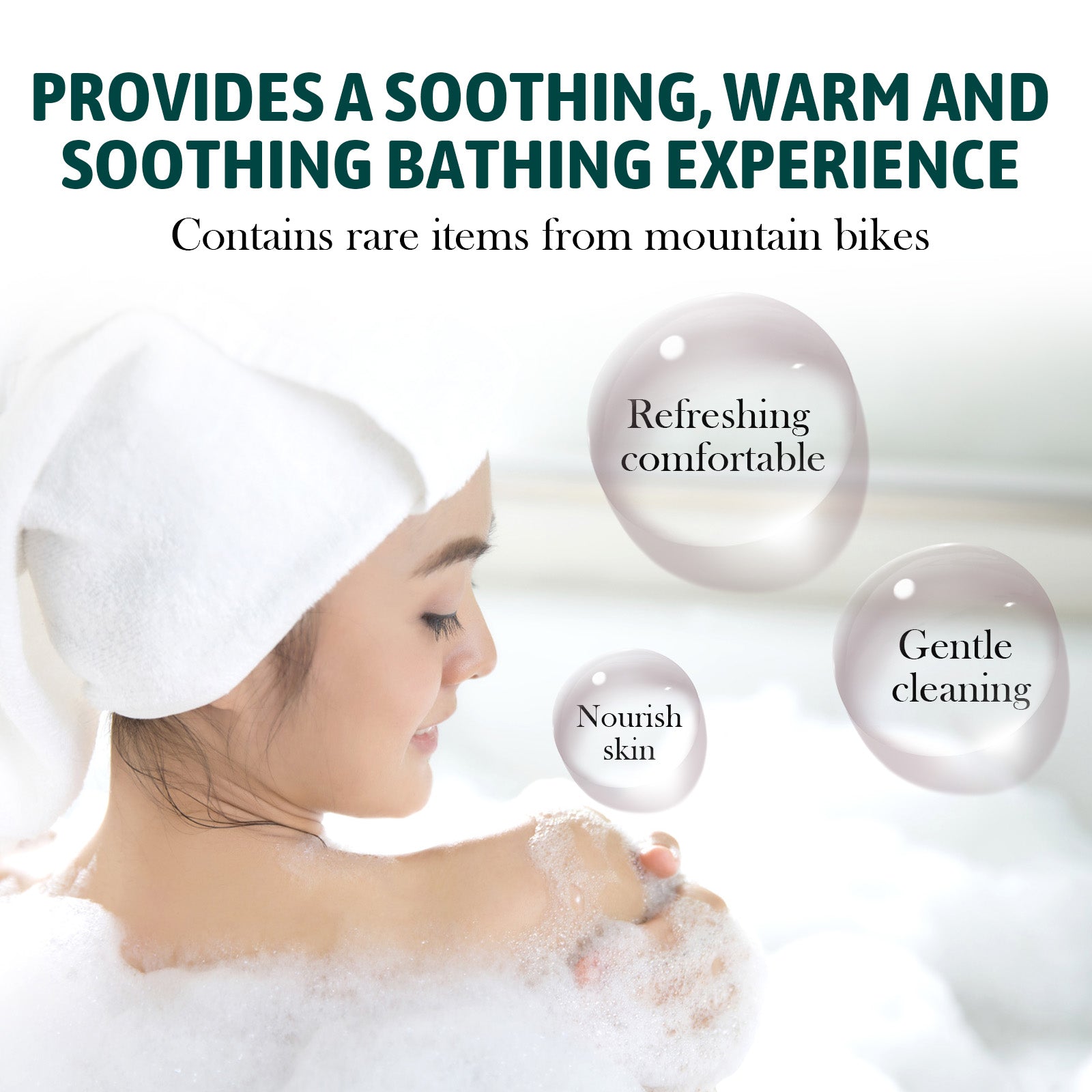 Bath Oil Gently Cleanses The Body, Exfoliates And Moisturizes Tender, Smooth And Firming Skin