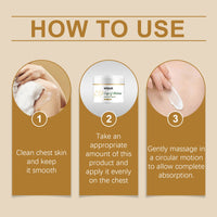 Wiyun Breast Massage Cream, Daily Gentle Body Massage Nourishing Women's Breast Massage Cream