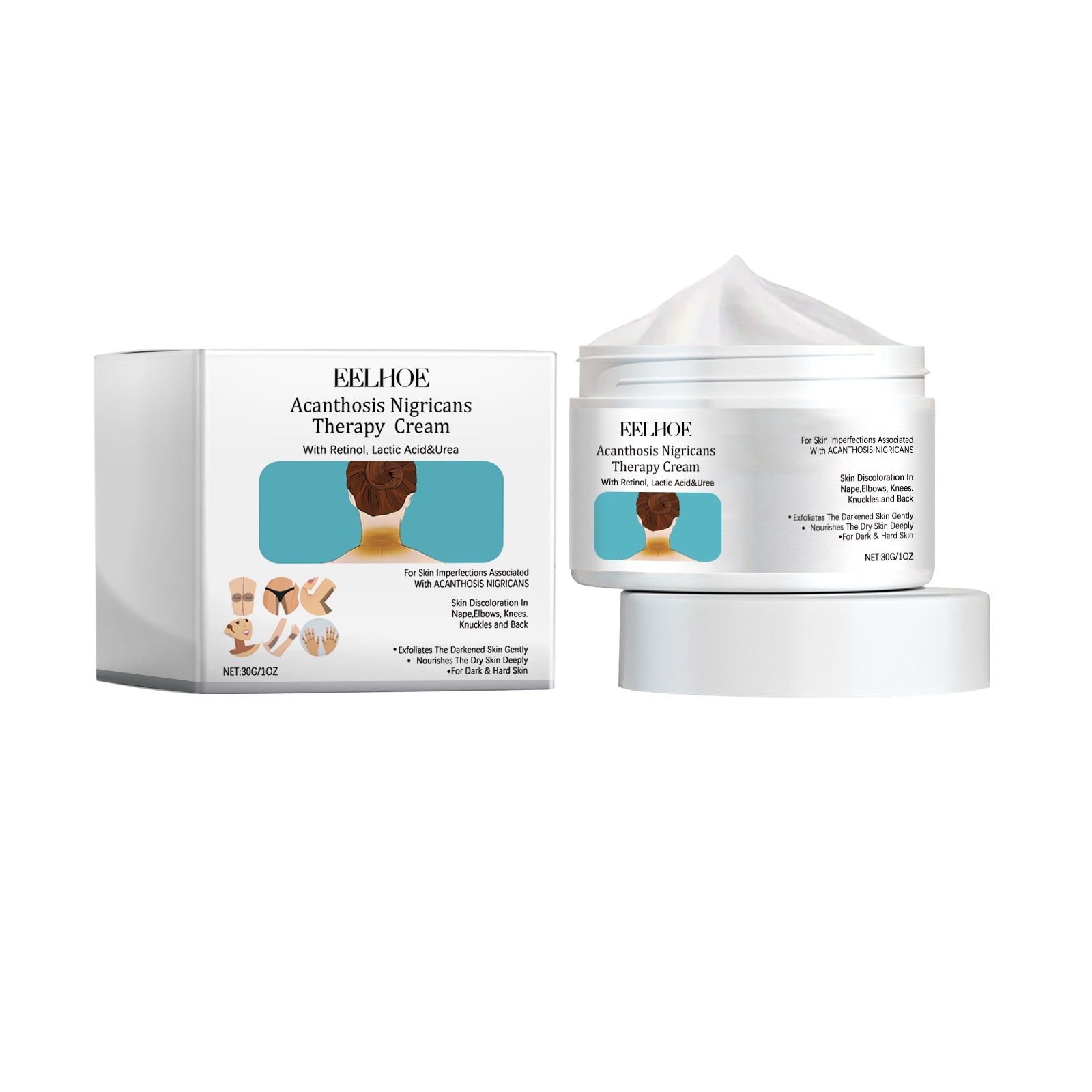 Acanthosis Nigricans Therapy Cream, Moisturizing And Repairing Armpit Joints Arm Black Whitening And Brightening Skin Care Cream