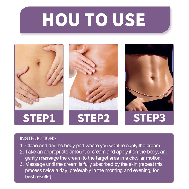 Purple Leaf Slimming Cream Body Shaping And Firming Skin Small Waist Slim Curves Body Slimming Moisturizer