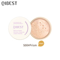 QIBEST Icy Loose Powder Mint Loose Powder Honey Powder Cake Is Not Easy To Take Off Makeup Concealer Makeup Powder