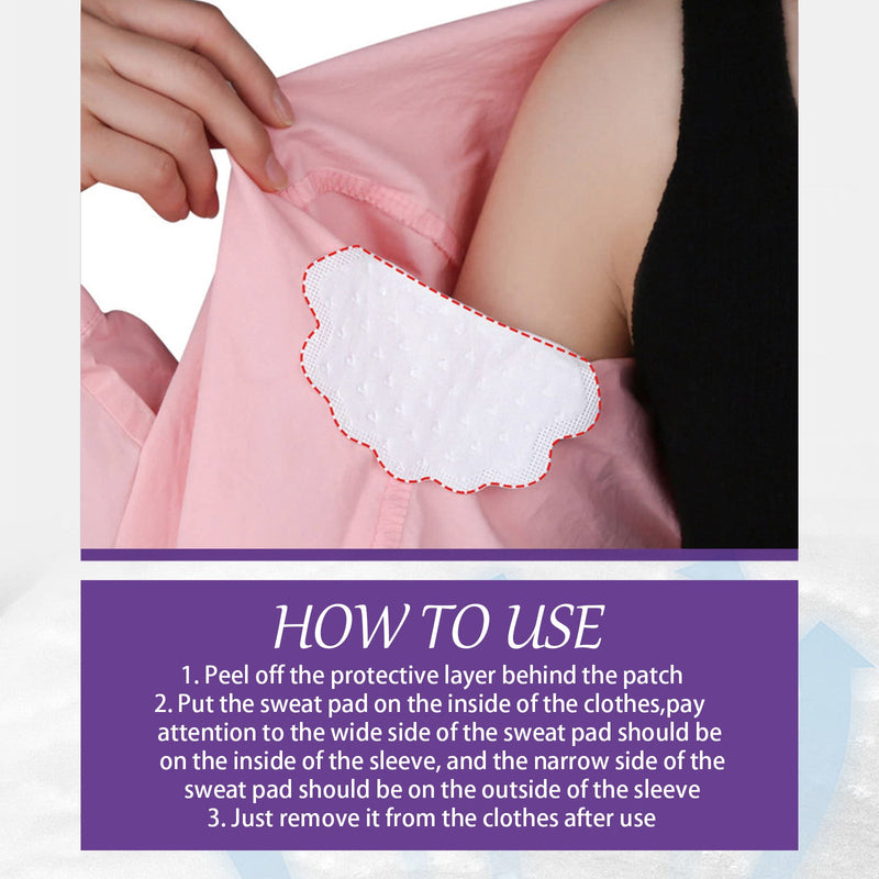 Armpit Sweat Pad, Clean Odors Underarm Deodorant Refreshing Invisible Long-lasting Sweat Absorbing Pad