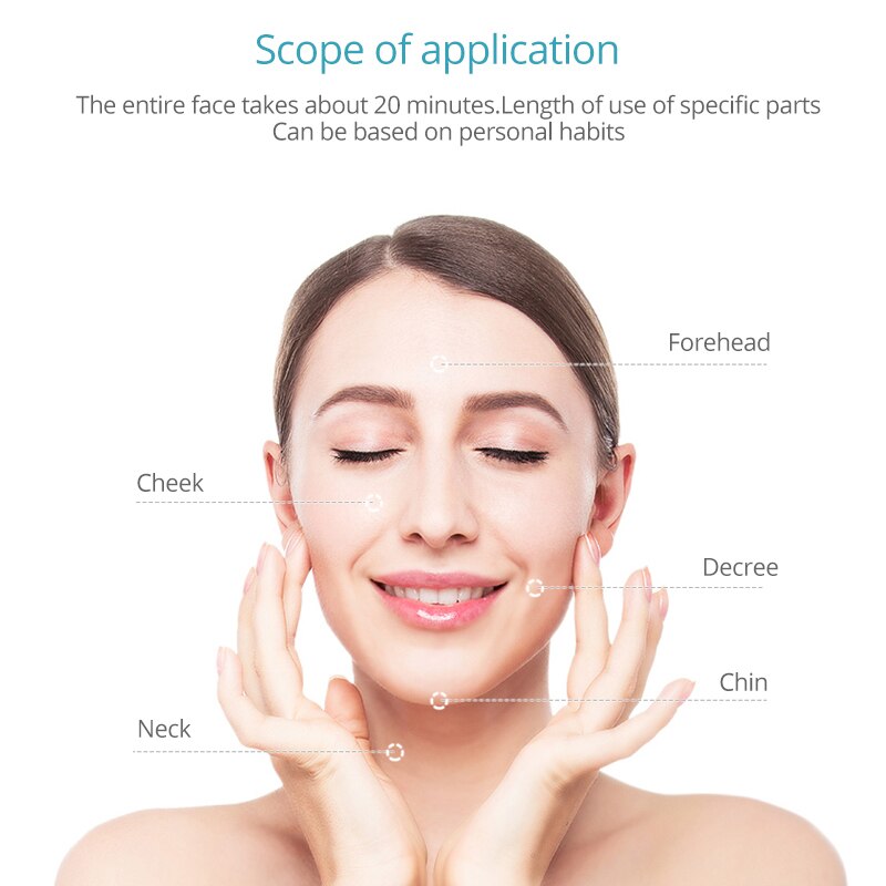 EMS RF Facial Beauty Massager - LED Photon Skin Rejuvenation Anti-Wrinkle Tool
