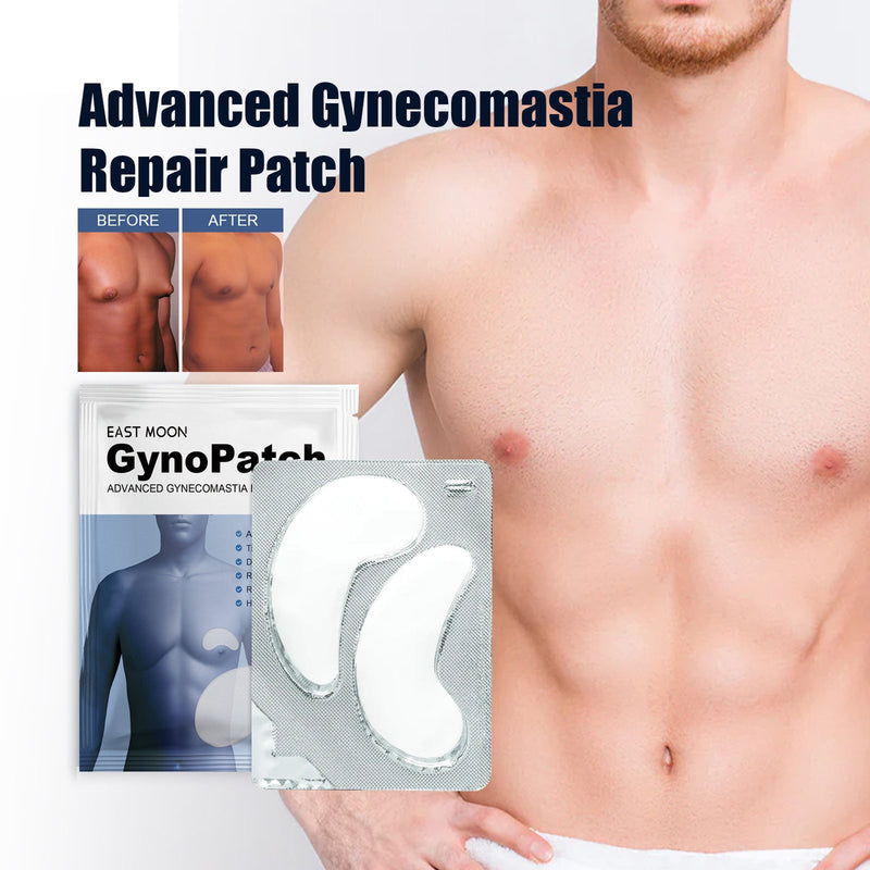 East Moon Men's Breast Firming Patch, Men's Chest Skin Firming Anti-Sagging Chest Muscle Care Patch