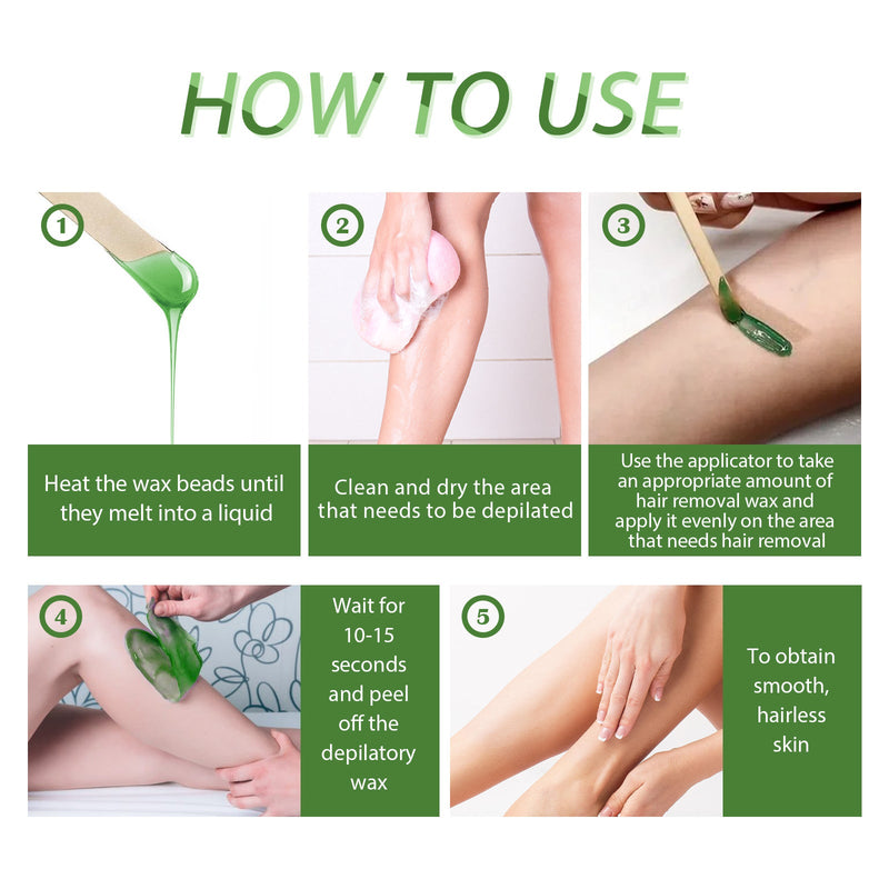 Gentle Hair Removal, Armpit Full Body Gentle Hair Removal Does Not Irritate The Skin Fine Smooth Hair Removal Wax