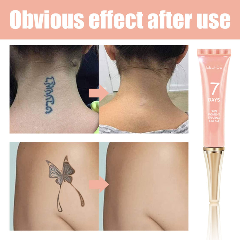 EELHOE Print Remover, Plant Essence Tattoo Fade Fading Clean And Lighten Eyeliner Cleaning Cream