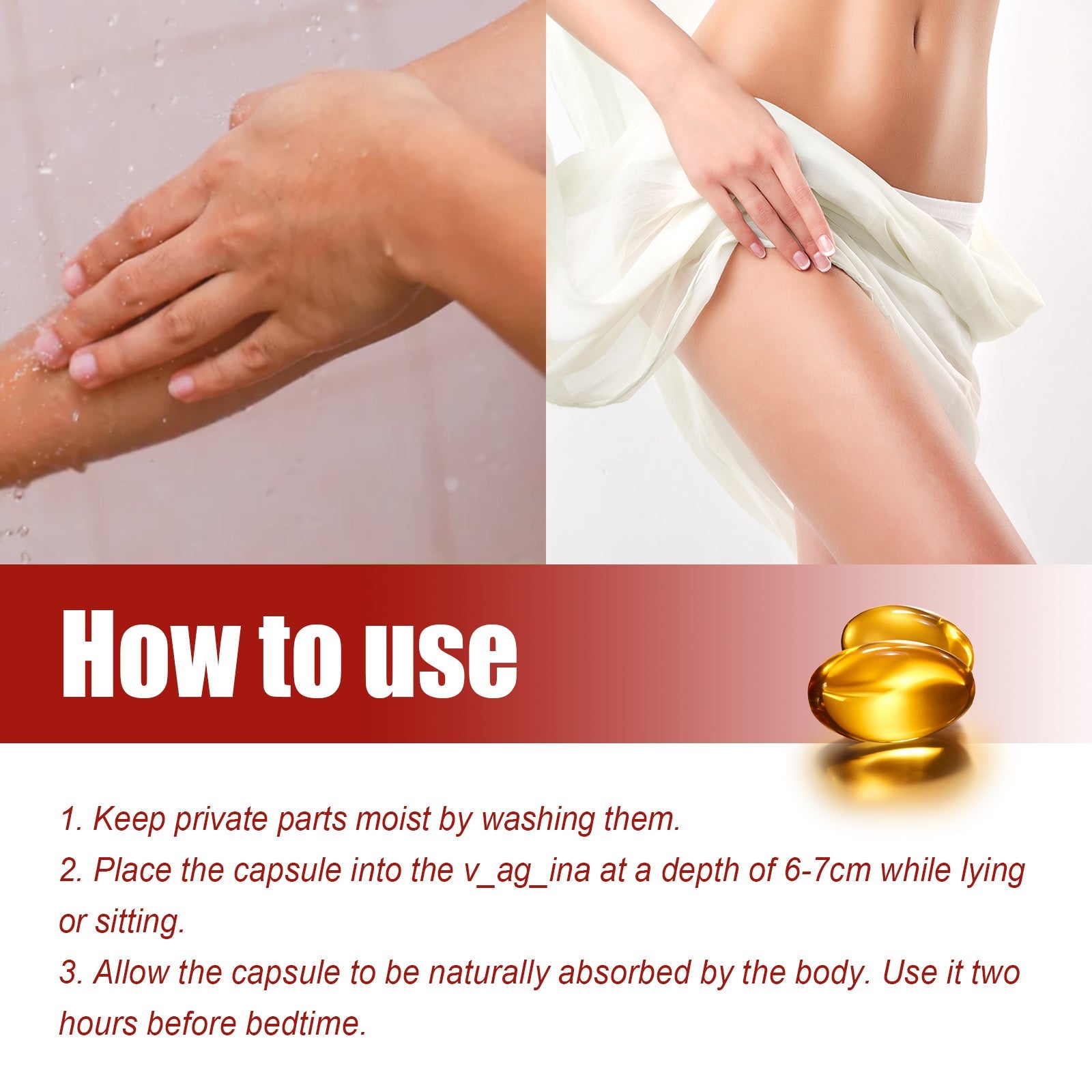 Anti-itch Detox Sliming Capsule, Firming Arms Bye Belly Fat Body Shaping Capsule For Women