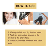 Maca Essence Repair Collagen, Repair Dry Short-Tempered Knot Hair Strong Moisturizing Smooth Hair Film