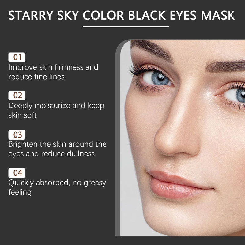 EELHOE Star Plus Black Eye Mask Hydrates And Moisturizes The Skin Around The Eyes