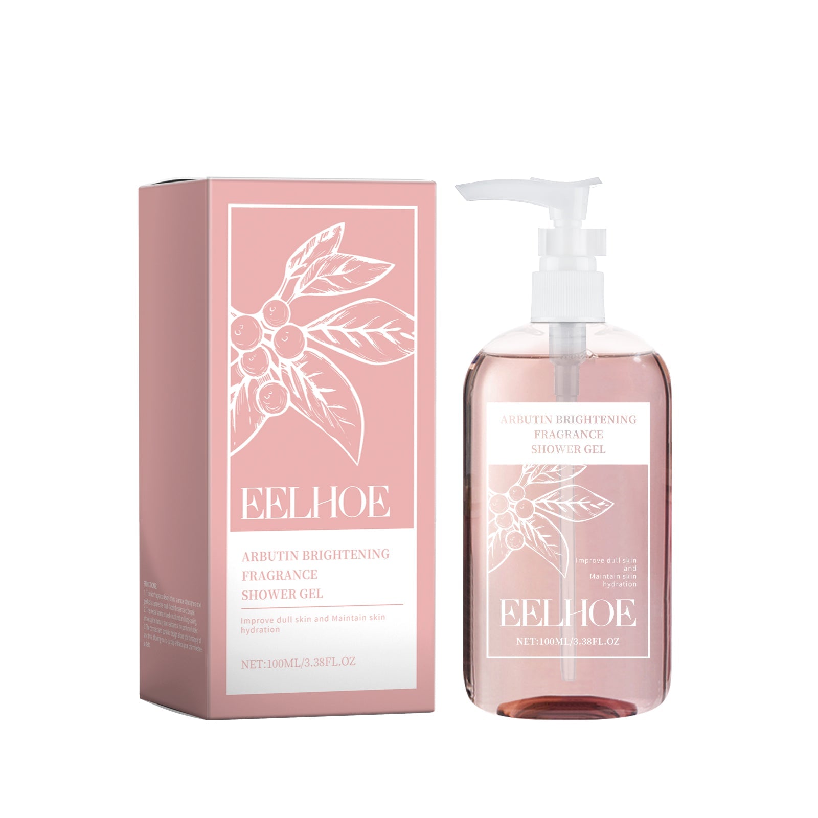 Arbutin Shower Gel Fragrance Fresh And Gentle Clean Skin Exfoliating Nourishing Skin Care Shower Gel
