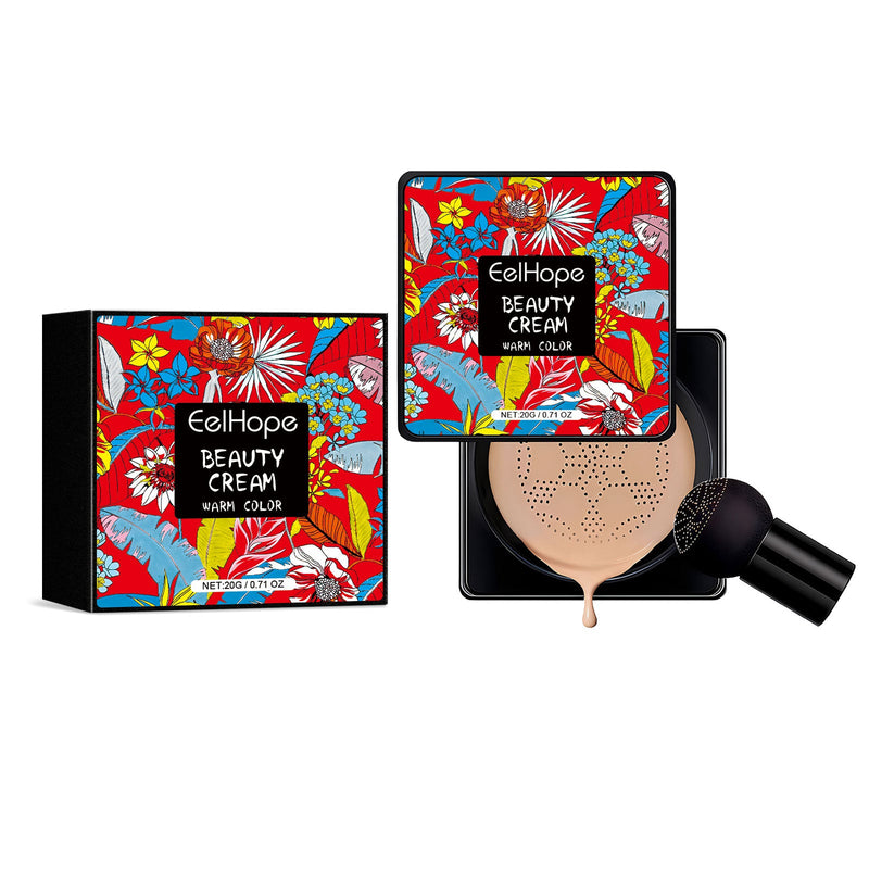 Beauty Cream, Cover Facial Blemishes Light Natural Base Makeup Long-Lasting Makeup Cushion