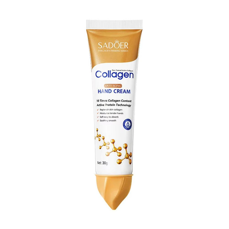 3Pcs*30G Collagen Hand Cream Skin Soften Nourish Moisturizing Korean Skin Care Cracked Repair Products