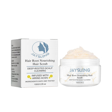 Hair Root Nourishing Scrub, Cleans Scalp Moisturizes Hair Roots, Smooth And Dense Hair Care Scrub