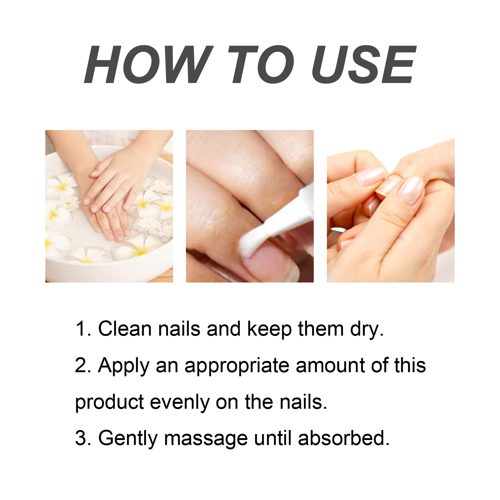 Oceaura Nail Care Essence, Moisturizing, Brightening And Strengthening Essence For Repairing Broken Nails