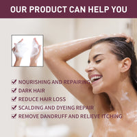 South Moon Korea Polygonum Darkening Shampoo, Brightening Restores Natural Hair Color Black Hair Strong Nourishing Hair Root Care