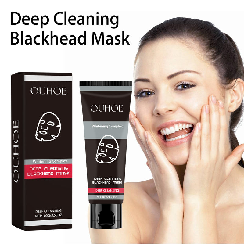 Ouhoe Bamboo Charcoal Deep Cleansing Mask Deep Cleansing Hydrating Moisturizing Apply Mud Gentle Skin Care Mask