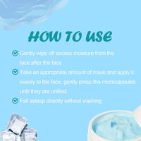 Rejuvenating Sleep Mask Deeply Cleanses Pores, Hydrates And Moisturizes