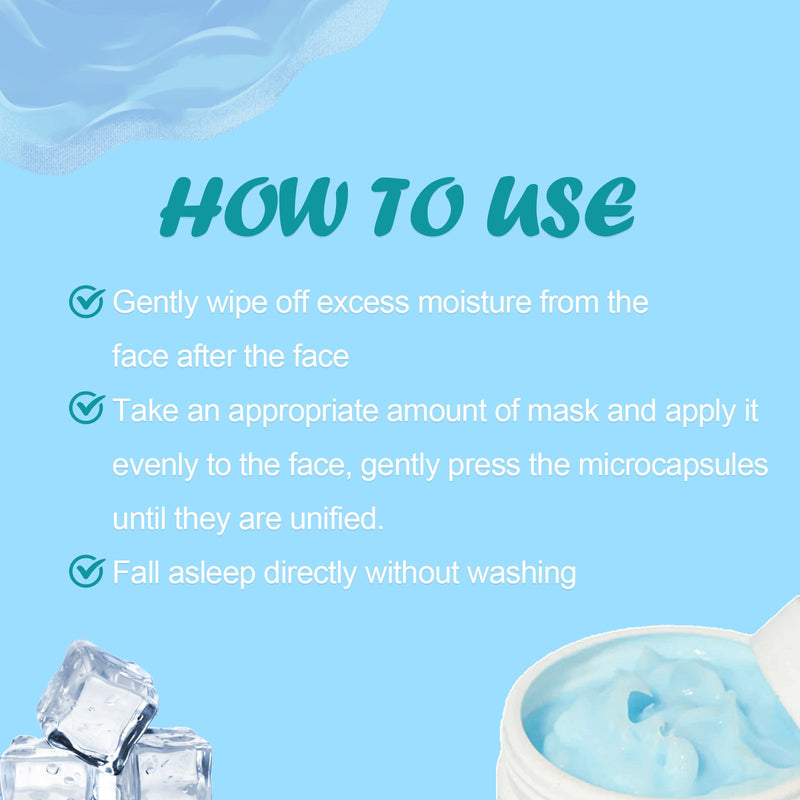 Rejuvenating Sleep Mask Deeply Cleanses Pores, Hydrates And Moisturizes