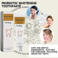 Probiotic Whitening Toothpaste, Cleaning Stains Whitening Teeth Care Gums Oral Care Toothpaste