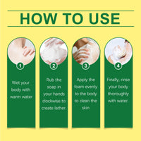 Lemon Refreshing Basil Soap Gently Cleanses Skin, Refreshing Pores, Tender Body Soap For Refreshing Bath