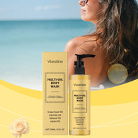 Viareline Moisturizing And Tender Bath Oil Gently Moisturizes And Moisturizes Tender Skin, Cleanses Skin And Provides Body Care