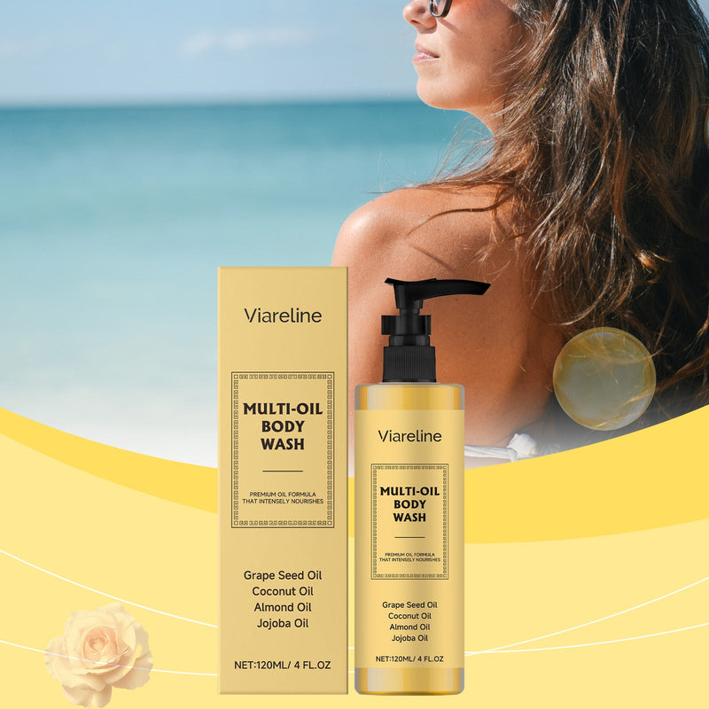 Viareline Moisturizing And Tender Bath Oil Gently Moisturizes And Moisturizes Tender Skin, Cleanses Skin And Provides Body Care