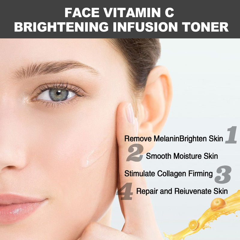 Vitamin C Brightening Toner Lightening Acne Marks Refreshing Moisturizing Firming Whitening Water