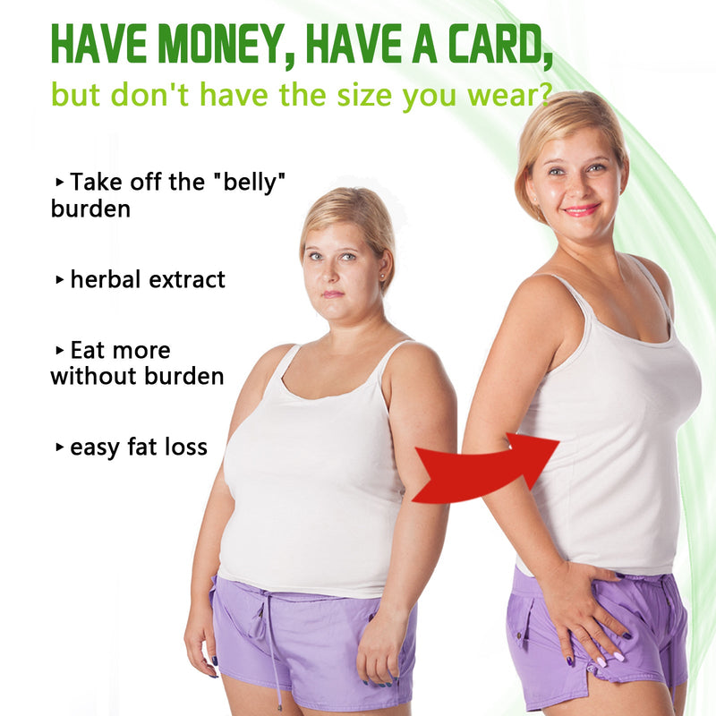 OUHOE Herbal Slimming Belly Button Patch, Body Toning Thigh Firming Body Beauty With Magnetic Belly Button Patch