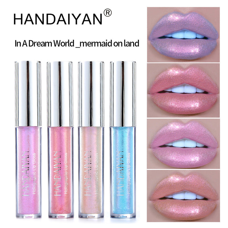 HANDAIYAN New Polarized Lip Gloss Renji Color Colorful Lip Gloss Lip Glaze Lasting Moisturizing
