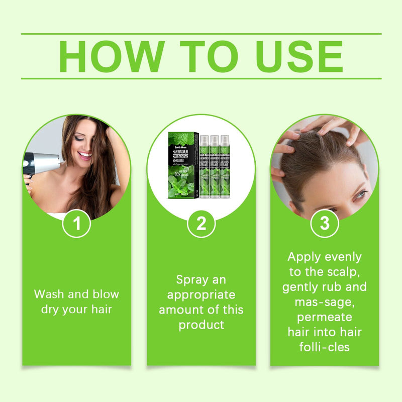 Hair Growth Serums, Hair Anti-Drop Liquid Hairline Thick Hair Herbal Essential Oil