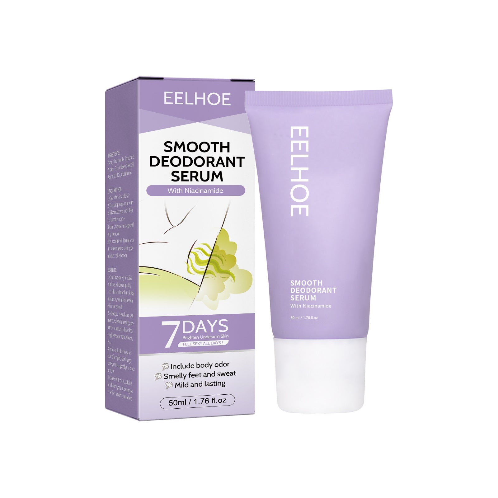 Underarm Deodorant Cream Underarm Whitening Clean Armpit Odor Odor Body Odor Refreshing Anti-Sweat Deodorant Cream