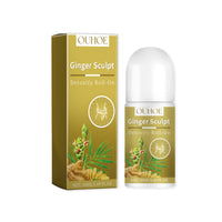 Ginger Sculpt Detoxify Roll-On, Ball Body Massage Moisturizing Beauty Care Firming Body Contour Beauty Ball