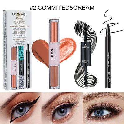 Mascara + Liquid Eyeliner + Liquid Eyeshadow02#