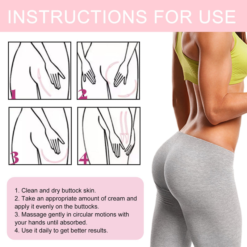 West&Month Plumpy Up Cream, Massage Firming Moisturizing Beautiful Buttock Cream