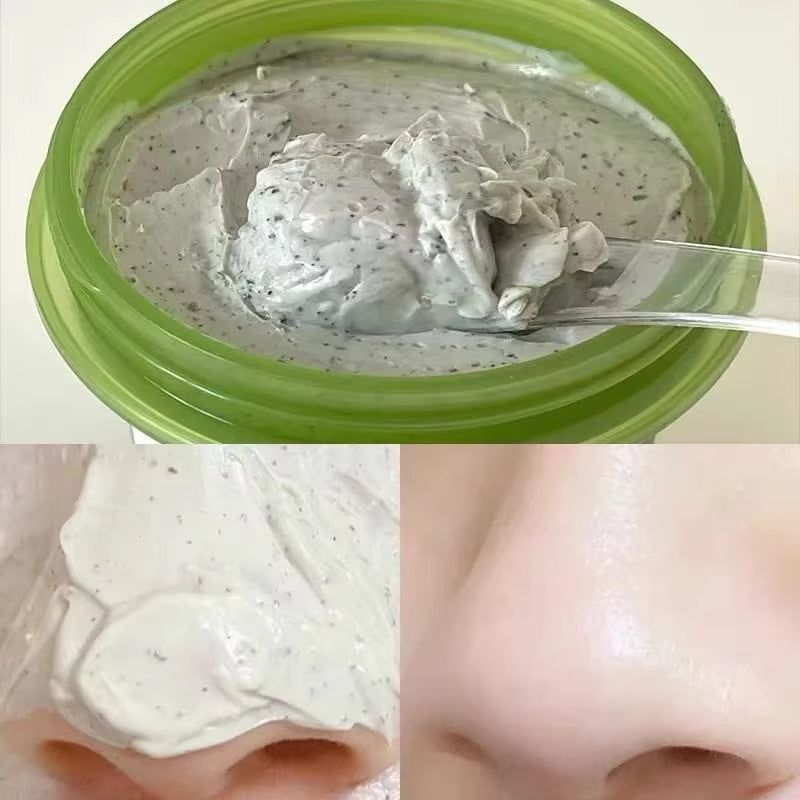 Korean Beplain Mung Bean Pore Serum,Deep Pore Cleansing Foam,Makeup Remover Oil and Clay Mask Facail Firming Skin Care Products