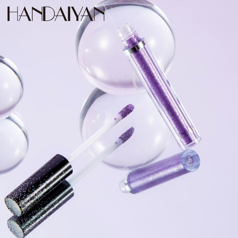 HANDAIYAN 12 Liquid Eye Shadow Set Psychedelic Pearl Shiny Eye Shadow Lying Silkworm Tear Makeup Eye Shadow Liquid