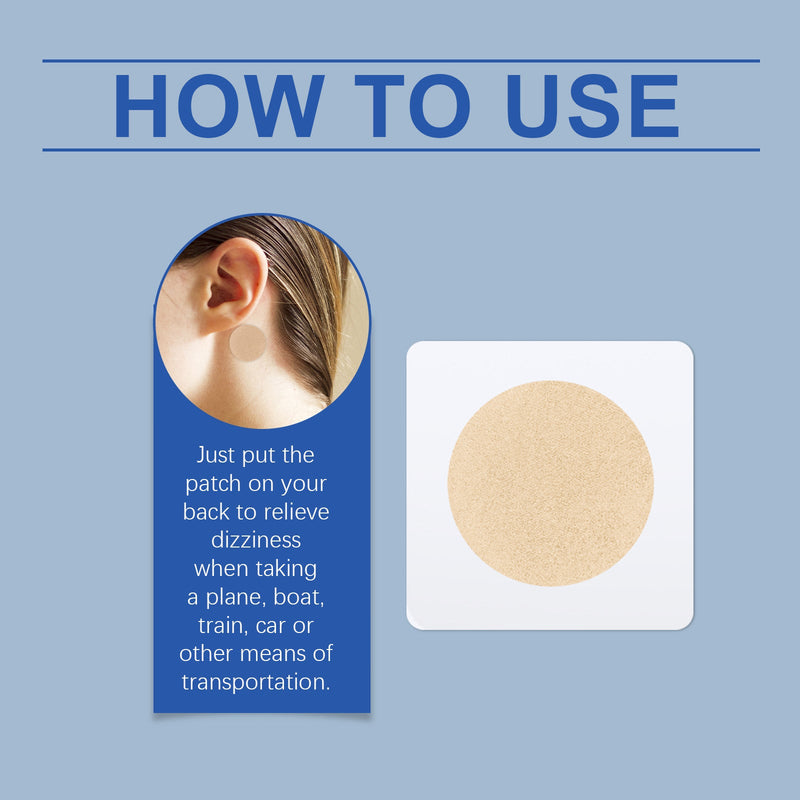 Motion Sickness Sticker For Travel Sickness And Nausea Portable Behind The Ear Sticker