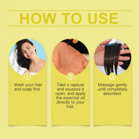 EELHOE Hair Essential Oil Capsule Scalp Care To Improve Dry Hair And Smooth Hair Care Essential Oil Gentle Moisturizing