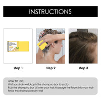 Ginger Dense Hair Soap, Moisturizes Hair Ends And Roots Cleansing Scalp Hair Care Shampoo Soap