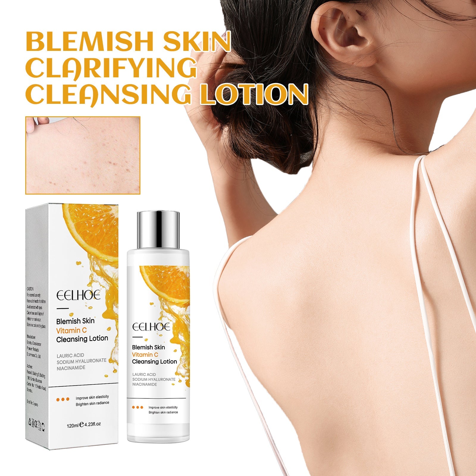 Spot Cleanser Deeply Cleanses Face Body Skin, Lightens Spots, Brightens Skin