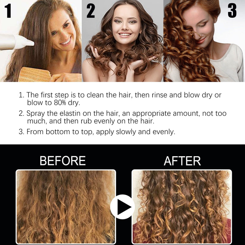 Fluffy Volumizing Hair Spray, Long-Lasting Hair Styling Gel With Moisturizing Fragrance