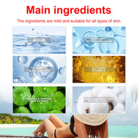Cotton Soft Protective Rod, Summer Outdoor Resist Uv Moisturizing Refreshing Non-Sticky Comfortable Skin Feeling