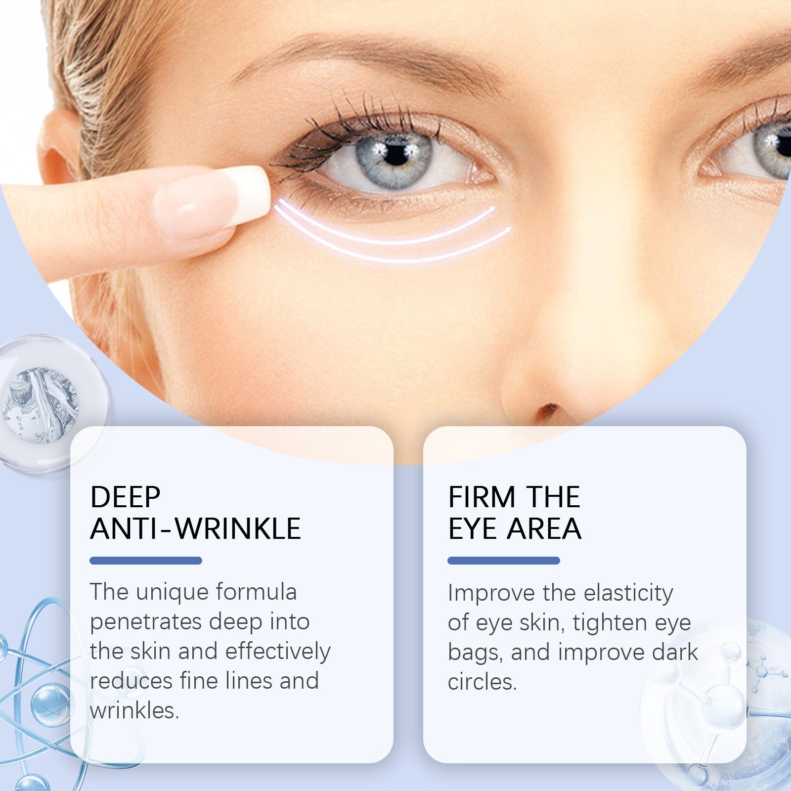Hoygi Firming Eye Cream Eye Essence Firming Moisture Hydrating Eye Cream Moisturizing And Nourishing Care Around The Eyes