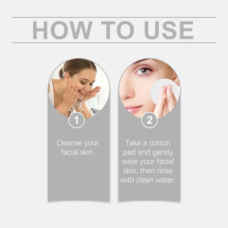 Hoygi Glycolic Acid Exfoliating Shims, Gently Cleanse Facial Skin Comfortable, Refreshing And Glossy Skin Shims