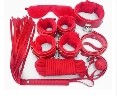 Fuzzy 7-Piece Set Red