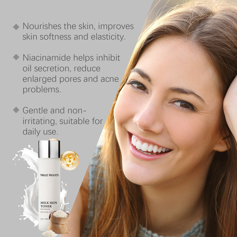 West&Month Niacinamide Toner - Nourishes & Protects Skin, Brightening Care