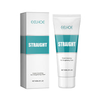 EELHOE Protein Correction Hair Straightening Cream, Smoothing Frizz Repair Split Damaged Hair Straightening Treatment Cream