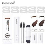 Ibcccndc Double-Headed Eyebrow Powder Stick White Tube Hairline Powder Dark Brown Eyebrow Card Eyebrow Powder Seal Eyebrow Pencil